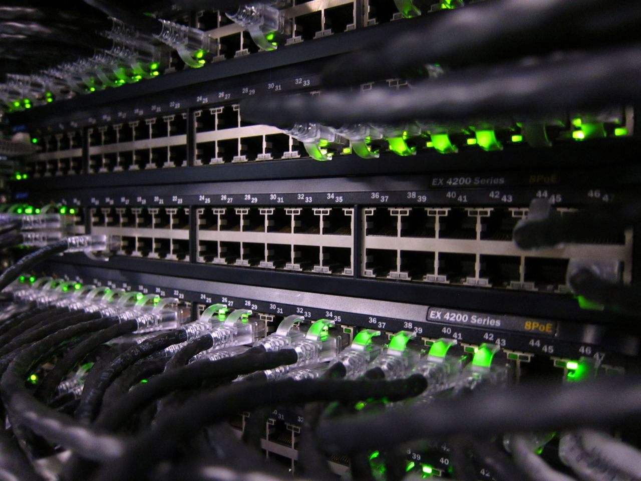 Enterprise network switches configured at Greensafe